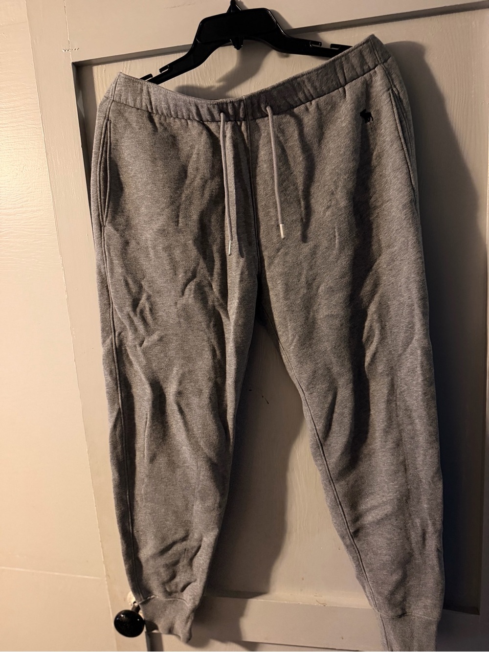Abercrombie Men's Grey Drawstring Jogger Pants